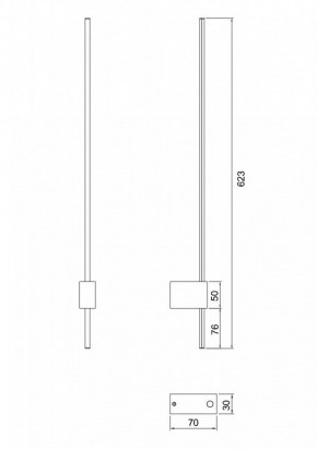 Бра Maytoni Pars C070WL-L6GB3K в Лабытнанги - labytnangi.mebel24.online | фото 3