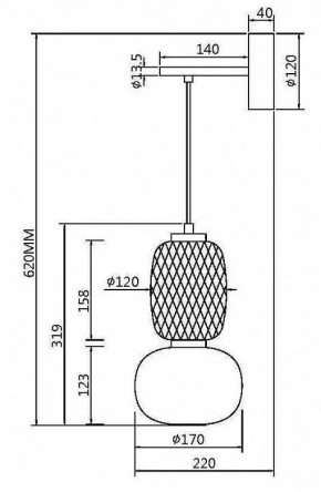 Бра Maytoni Pattern MOD267WL-L18G3K в Лабытнанги - labytnangi.mebel24.online | фото 4