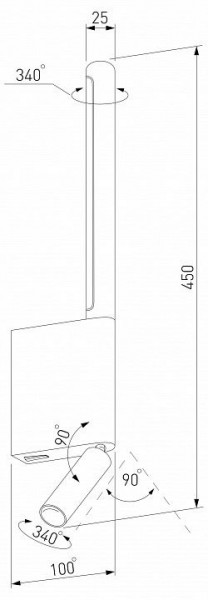 Бра с подсветкой Elektrostandard Sarca a066400 в Лабытнанги - labytnangi.mebel24.online | фото 5