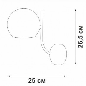Бра Vitaluce V39570 V39570-8/1A в Лабытнанги - labytnangi.mebel24.online | фото 2