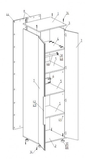 Детская "Лео" (модульная) в Лабытнанги - labytnangi.mebel24.online | фото 9