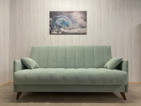 Диван Престиж-3 (НПБ) велюр Sensey mist green в Лабытнанги - labytnangi.mebel24.online | фото