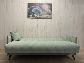 Диван Престиж-3 (НПБ) велюр Sensey mist green в Лабытнанги - labytnangi.mebel24.online | фото 3