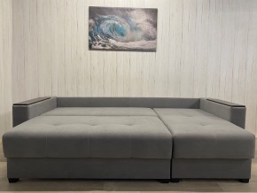 Диван угловой Комфорт-3 (НПБ+МДФ) велюр Galaxy Lite 26 в Лабытнанги - labytnangi.mebel24.online | фото 4