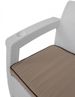 Диван Yalta Premium Sofa 2 Set (Ялта) белый (+подушки под спину) в Лабытнанги - labytnangi.mebel24.online | фото 2