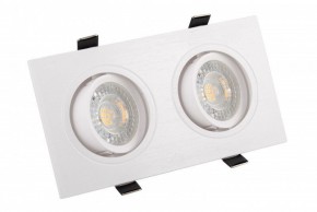 DK3022-WH Встраиваемый светильник, IP 20, 10 Вт, GU5.3, LED, белый, пластик в Лабытнанги - labytnangi.mebel24.online | фото 1