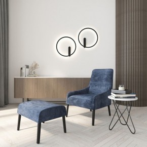 DK5035-BK Бра ROUND со светодиодом, IP20, 24W, 3000/4000/6500K, черный, алюминий в Лабытнанги - labytnangi.mebel24.online | фото 8