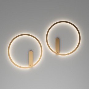 DK5035-SG Бра ROUND со светодиодом, IP20, 24W, 3000/4000/6500K, матовое золото, алюминий в Лабытнанги - labytnangi.mebel24.online | фото 7