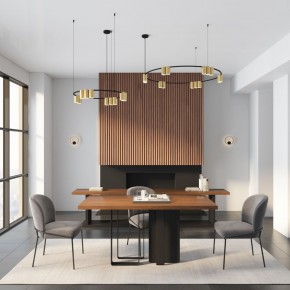 DK5060-BK+SG Бра ORBIT, IP20, 3000К, LED, 10 Вт, черный + сатинированное золото, алюминий в Лабытнанги - labytnangi.mebel24.online | фото 6