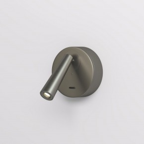 DK5072-DN Бра SHINE WALL со светодиодом, D104*H68, IP20, 3000К, 3W, RA?90, темный никель, алюминий в Лабытнанги - labytnangi.mebel24.online | фото 2
