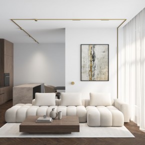 DK5072-SB Бра SHINE WALL со светодиодом, D104*H68, IP20, 3000К, 3W, RA?90, сатинированная латунь, алюминий в Лабытнанги - labytnangi.mebel24.online | фото 6
