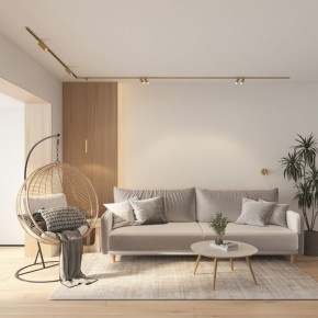 DK5072-SB Бра SHINE WALL со светодиодом, D104*H68, IP20, 3000К, 3W, RA?90, сатинированная латунь, алюминий в Лабытнанги - labytnangi.mebel24.online | фото 8