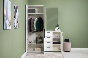 ЭЙР прихожая (модульная) Белый Шагрень в Лабытнанги - labytnangi.mebel24.online | фото 25