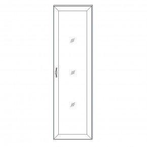 Фасад двери с зеркалом Сиена в Лабытнанги - labytnangi.mebel24.online | фото 4