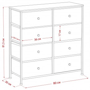 Комод Leset Линкс 8 ящиков (МДФ) в Лабытнанги - labytnangi.mebel24.online | фото 12