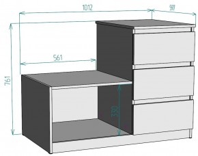 Комод Мальта K207 в Лабытнанги - labytnangi.mebel24.online | фото 2