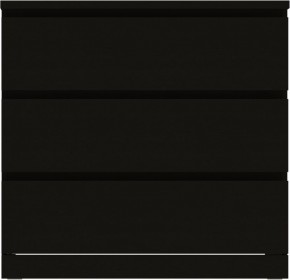 Комод Варма 3 с тремя выдвижными ящиками, цвет ясень черный в Лабытнанги - labytnangi.mebel24.online | фото 2