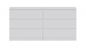 Комод Варма 6Д большой с шестью выдвижными ящиками, цвет белый в Лабытнанги - labytnangi.mebel24.online | фото 2