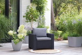 Комплект кресел Калифорния (California chair) графит в Лабытнанги - labytnangi.mebel24.online | фото 1
