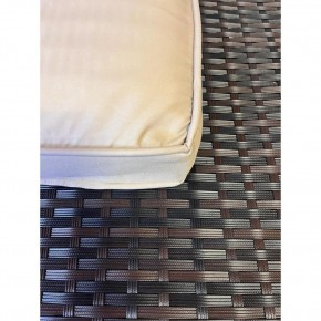 Комплект плетеной мебели  YR822Br Brown-Beige (подушка бежевая) в Лабытнанги - labytnangi.mebel24.online | фото 2