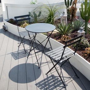 Комплект садовой мебели OTS-001R (стол + 2 стула) металл в Лабытнанги - labytnangi.mebel24.online | фото 2