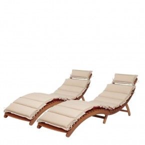 Комплект шезлонги и столик AFM-803A-T133 Beige (2+1) в Лабытнанги - labytnangi.mebel24.online | фото 2
