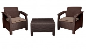 Комплект уличной мебели Yalta Premium Terrace Set (Ялта) шоколадый (+подушки под спину) в Лабытнанги - labytnangi.mebel24.online | фото 8