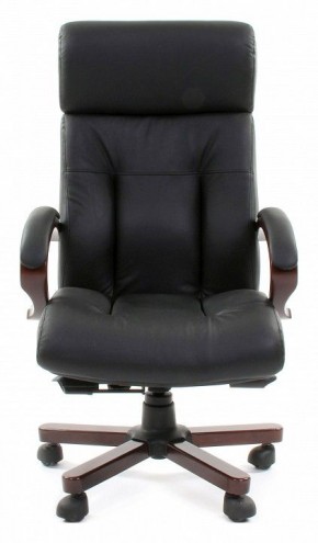Кресло для руководителя Chairman 421 черный/орех темный, черный в Лабытнанги - labytnangi.mebel24.online | фото 2