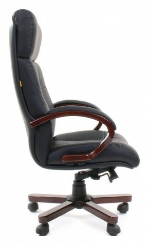 Кресло для руководителя Chairman 421 черный/орех темный, черный в Лабытнанги - labytnangi.mebel24.online | фото 3