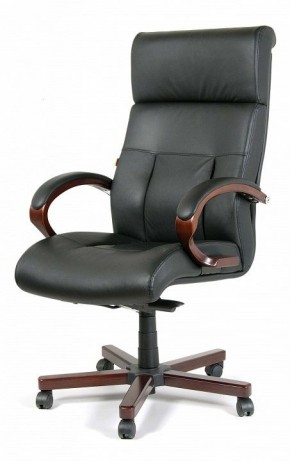 Кресло для руководителя Chairman 421 черный/орех темный, черный в Лабытнанги - labytnangi.mebel24.online | фото 7