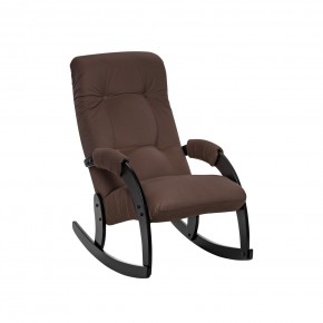 Кресло-качалка Модель 67 Венге, ткань V 26 в Лабытнанги - labytnangi.mebel24.online | фото