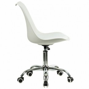 Кресло стул BRABIX "Eames MG-310 CH", хром, пластик белый, экокожа белая, 532923 в Лабытнанги - labytnangi.mebel24.online | фото 3