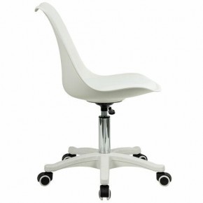 Кресло стул BRABIX "Eames MG-310 PL", пластик белый, экокожа белая, 532926 в Лабытнанги - labytnangi.mebel24.online | фото 3