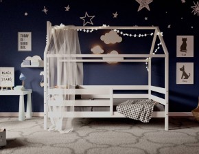 Кровать-домик 80*160 Белый в Лабытнанги - labytnangi.mebel24.online | фото 2