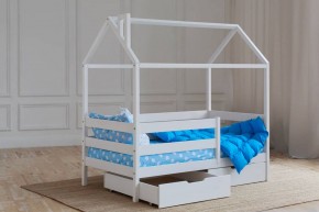 Кровать-домик 80*160 Белый в Лабытнанги - labytnangi.mebel24.online | фото 3