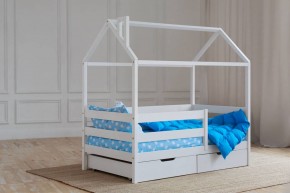 Кровать-домик 80*160 Белый в Лабытнанги - labytnangi.mebel24.online | фото 4
