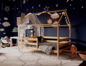 Кровать-домик 80*190 без покраски в Лабытнанги - labytnangi.mebel24.online | фото 3
