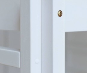 Кровать-домик двухъярусная 80*160 Белый в Лабытнанги - labytnangi.mebel24.online | фото 3