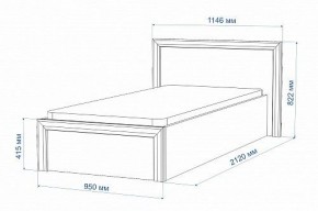 Кровать односпальная Нобиле Кр-90 в Лабытнанги - labytnangi.mebel24.online | фото 2