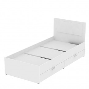 Кровать Ольга L47 (900) 2 ящика (Белый) в Лабытнанги - labytnangi.mebel24.online | фото