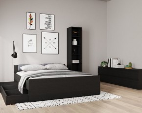 Кровать ОРИОН двухспальная с ортопедическим основанием 180х200, цвет Дуб Венге в Лабытнанги - labytnangi.mebel24.online | фото 3