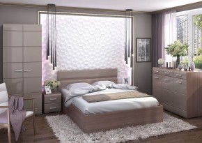 Кровать Вегас 1,4м Шимо темный в Лабытнанги - labytnangi.mebel24.online | фото 2