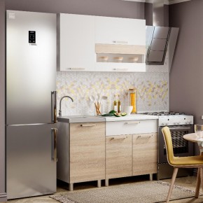 Кухня Айсбери 1.2 м (Белый/Дуб Сонома) в Лабытнанги - labytnangi.mebel24.online | фото