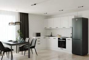 Кухонный гарнитур Белый Глянец 2600*1600 (Стол. 38мм) в Лабытнанги - labytnangi.mebel24.online | фото