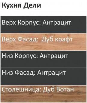 Кухонный гарнитур Дели 2000 (Стол. 38мм) в Лабытнанги - labytnangi.mebel24.online | фото 3