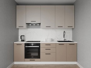 Кухонный гарнитур Каппучино 2400 h950 (Стол. 38мм) в Лабытнанги - labytnangi.mebel24.online | фото