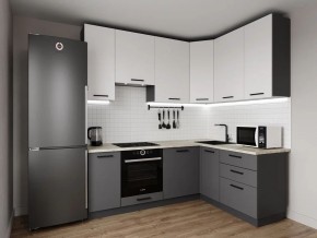 Кухонный гарнитур Меренга 2200*1600 h950 (Стол. 26мм) в Лабытнанги - labytnangi.mebel24.online | фото