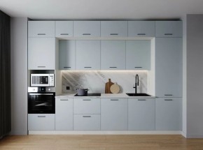 Кухонный гарнитур Смоки 3400 (Стол. 38мм) в Лабытнанги - labytnangi.mebel24.online | фото
