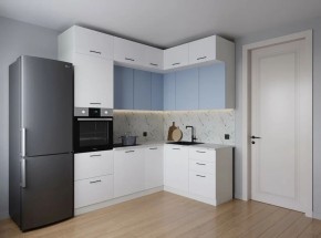 Кухонный гарнитур угловой Капри 2200*1700 (Стол. 38мм) в Лабытнанги - labytnangi.mebel24.online | фото