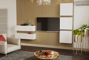 ЛИНДА Гостиная (Белый/Белый) в Лабытнанги - labytnangi.mebel24.online | фото 4